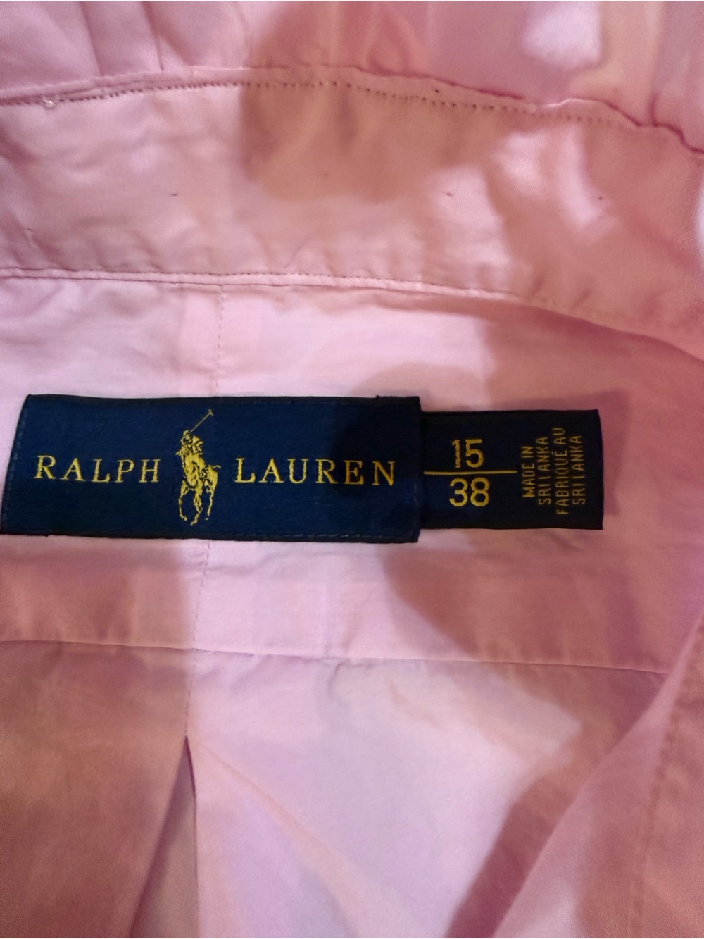 Ralph Lauren Light Pink Ruffle-Collar Button-Down Shirt - Picture 5 of 9